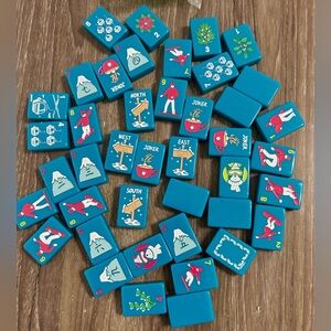 American Mahjong Tile Set Ski School